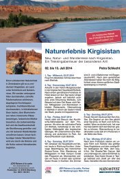 Naturerlebnis Kirgisistan - Main-Post