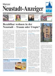 Bezahlbar wohnen in der Neustadt â€“ Traum oder Utopie?