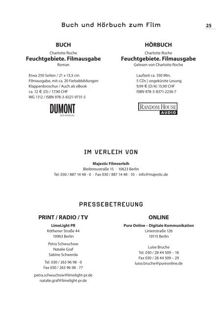 PRESSEHEFT - Majestic Filmverleih GmbH