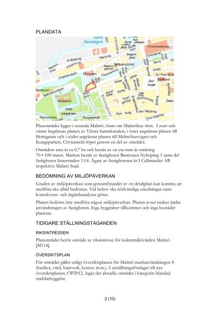 5310 planbeskrivning .pdf - Malmö stad
