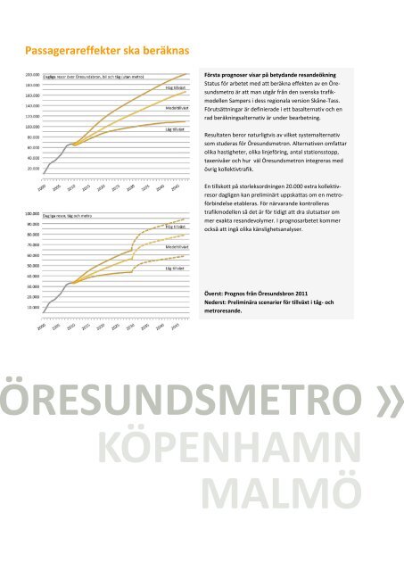 ÖRESUNDSMETRO KÖPENHAMN MALMÖ - Malmö stad