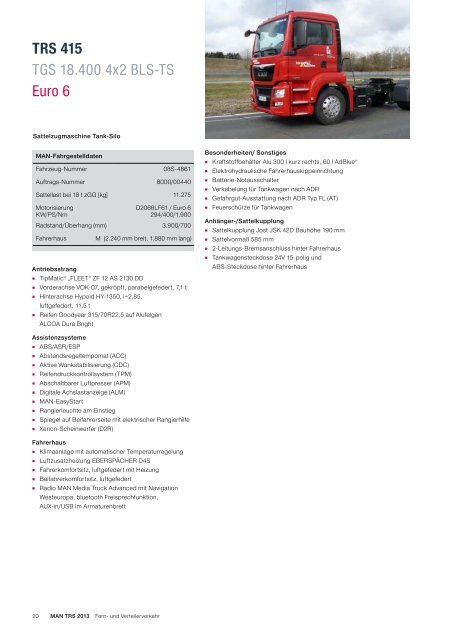 TRS Fern- und Verteilerverkehr (9 MB PDF) - MAN Truck Forum