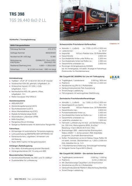 TRS Fern- und Verteilerverkehr (9 MB PDF) - MAN Truck Forum
