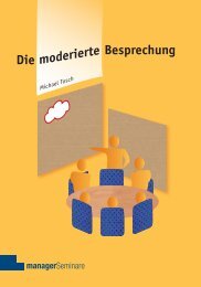 Die moderierte Besprechung - managerSeminare.de