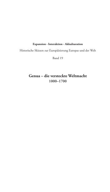 Genua – die versteckte Weltmacht - Mandelbaum Verlag