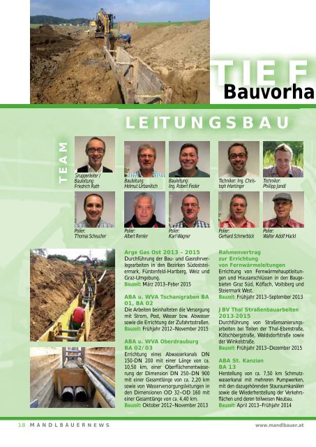 Mandlbauer News 2013 - Mandlbauer Bau GmbH