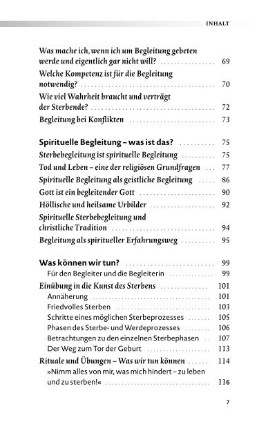 Spirituelle Sterbebegleitung - Mankau Verlag