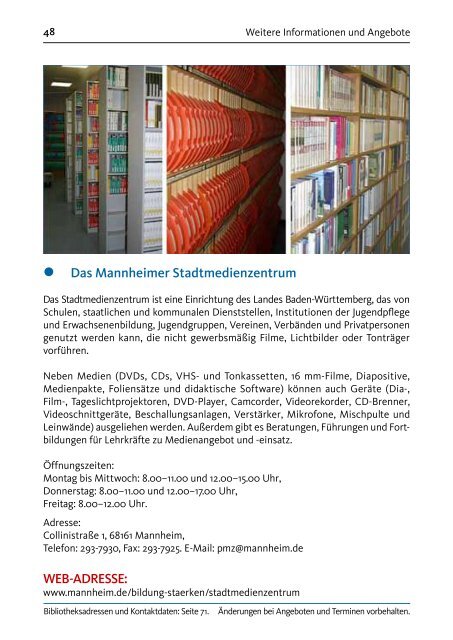stadtbibliothekplus - Stadt Mannheim