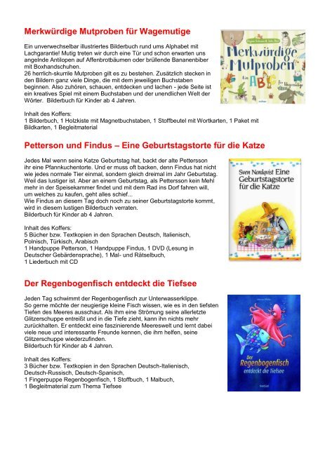 Erzählkoffer-Angebot der Stadtbibliothek Mannheim