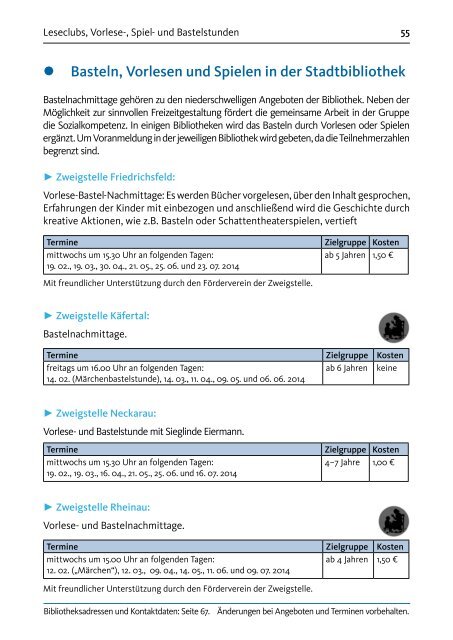 stadtbibliothekplus für Grundschulen - Stadt Mannheim