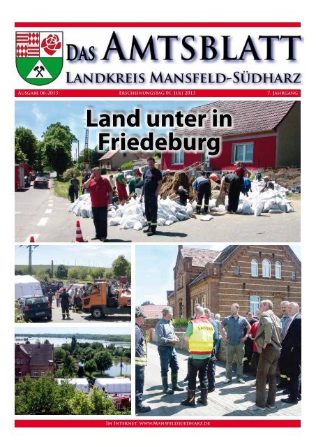 Land unter in Friedeburg - Landkreis Mansfeld-Südharz