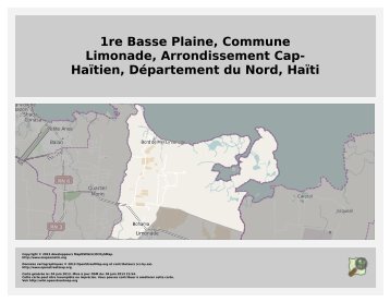 1re Basse Plaine, Commune Limonade ... - MapOSMatic