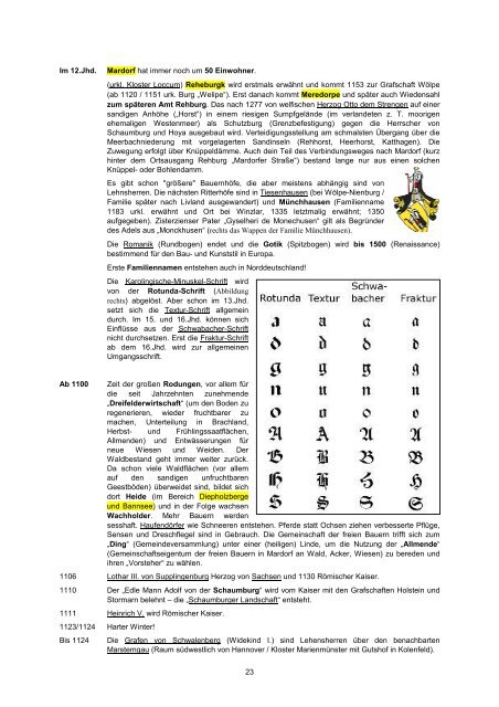 am Steinhuder Meer Geschichte eines Dorfes und seiner ... - Mardorf