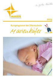 Marienkäfer - Marienkrankenhaus Schwerte