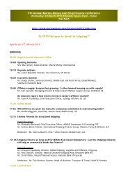 11th Annual German Ship Finance Forum - Delegates - Marine Money