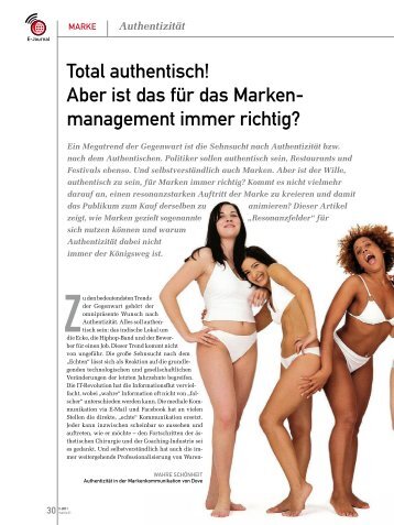 Total authentisch! Aber ist das für das Marken ... - marke41