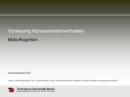 Motiv/Kognition - TU Berlin