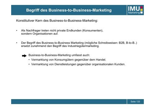 IMU - Marketing - UniversitÃ¤t Bern