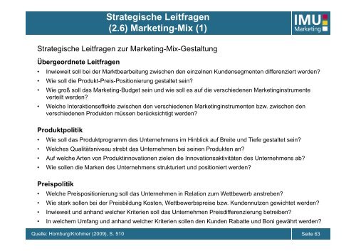 IMU - Marketing - UniversitÃ¤t Bern