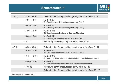 IMU - Marketing - UniversitÃ¤t Bern