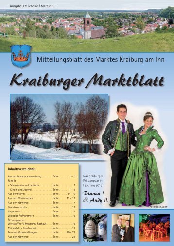Ausgabe 1 - Februar / März - Markt Kraiburg am Inn