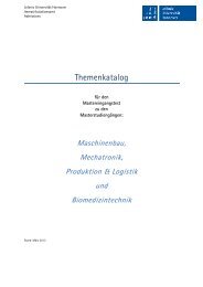 Themenkatalog - Leibniz Universität Hannover