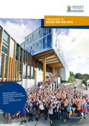 Your Guide to Design and Fine Arts (2663 KB) - Massey University