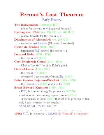 Amateur fermats last theorem Amateur fermats last theorem