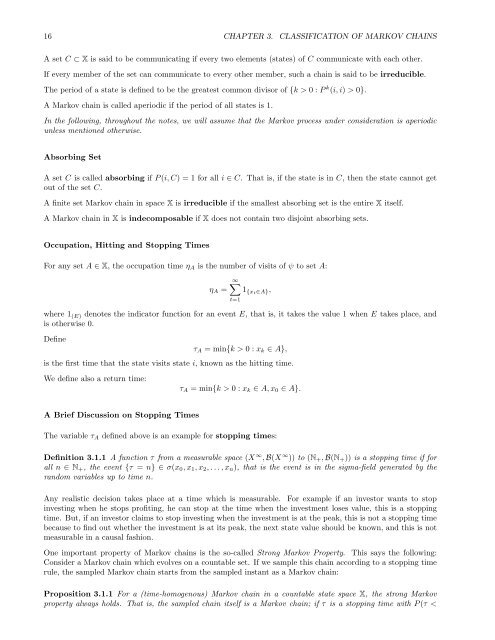 Lecture Notes - Department of Mathematics and Statistics - Queen's ...