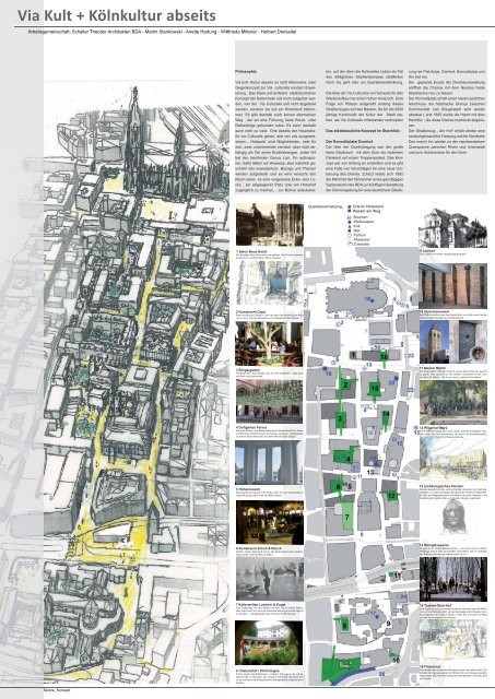 Via Culturalis Planungsergebnis 1 - Masterplan KÃ¶ln