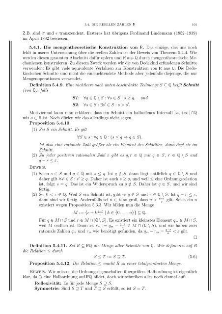 Einführung in das mathematische Arbeiten - an der Fakultät für ...