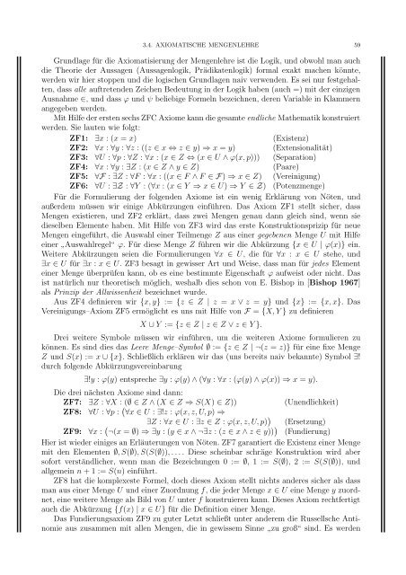 Einführung in das mathematische Arbeiten - an der Fakultät für ...