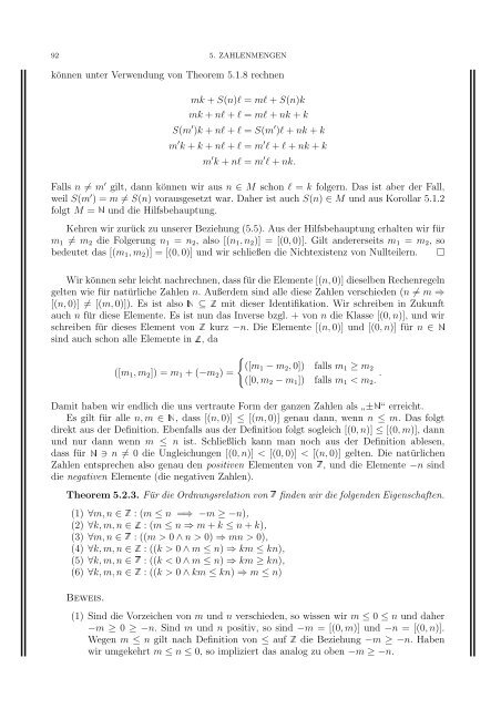 Einführung in das mathematische Arbeiten - an der Fakultät für ...