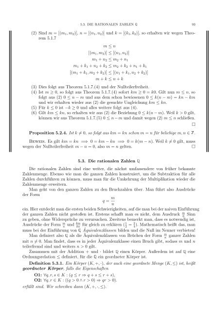 Einführung in das mathematische Arbeiten - an der Fakultät für ...