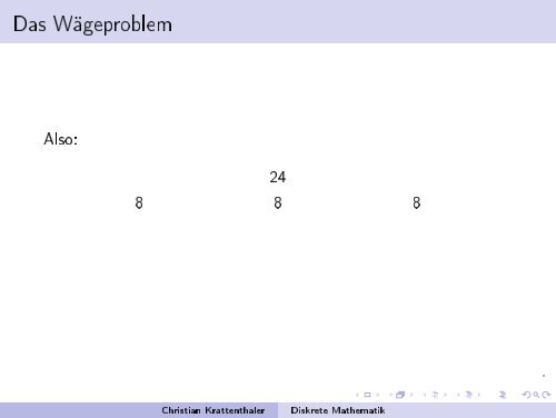 diskret - an der Fakultät für Mathematik! - Universität Wien