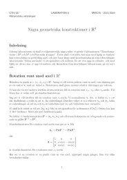 Laboration 6 - Matematiska vetenskaper