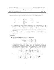 Assignment 4 Solutions