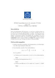 SF1901 Sannolikhetsteori och statistik: VT 2014 Lab 1 ... - Matematik