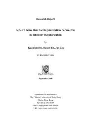 A New Choice Rule for Regularization Parameters in Tikhonov ...