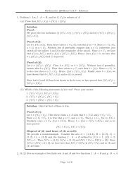 Solutions - UBC Mathematics Department