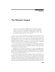 The Riemann Integral