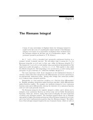 The Riemann Integral
