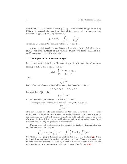 The Riemann Integral