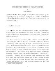 Memories of Skeleton Lake by Paul Temple