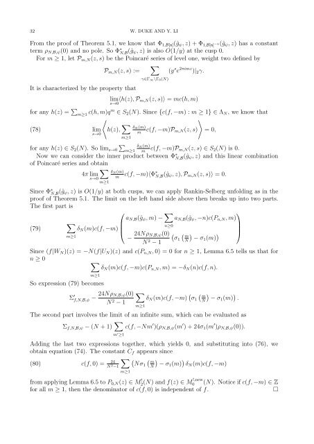 Mock-modular forms of weight one - UCLA Department of Mathematics