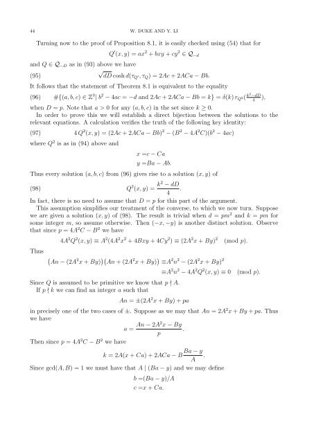 Mock-modular forms of weight one - UCLA Department of Mathematics