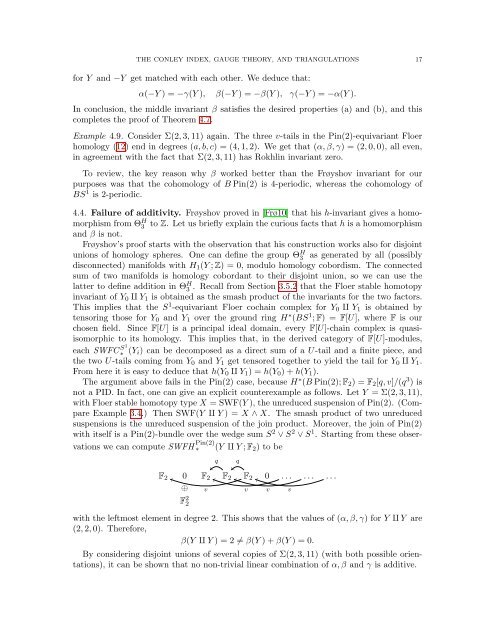 The Conley index, gauge theory, and triangulations - UCLA ...