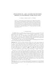 APPLICATIONS OF p-ADIC ANALYSIS FOR BOUNDING PERIODS ...