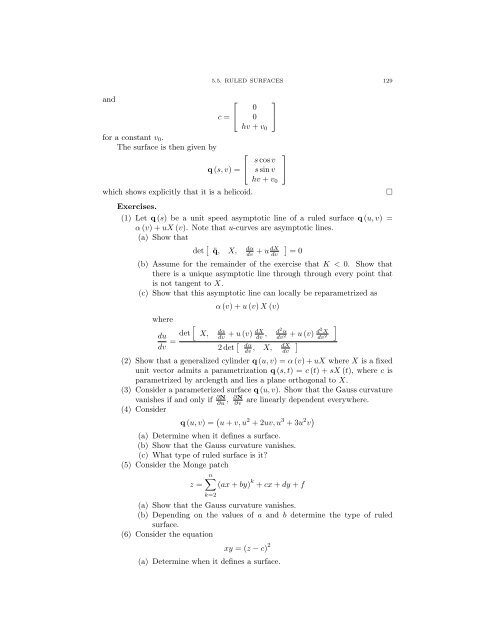 Lecture Notes for 120 - UCLA Department of Mathematics