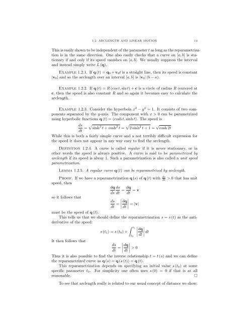 Lecture Notes for 120 - UCLA Department of Mathematics